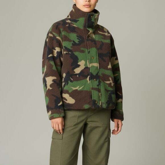 Vintage Cabela’s Camo Gore-Tex Bomber Jacket USA Unisex Med Huning Funnel Neck - Picture 10 of 10